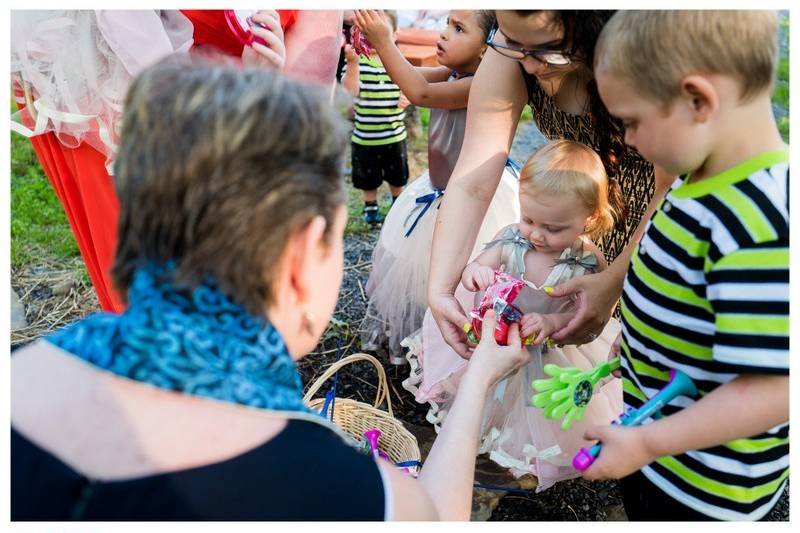 Lots of Kids at the Wedding