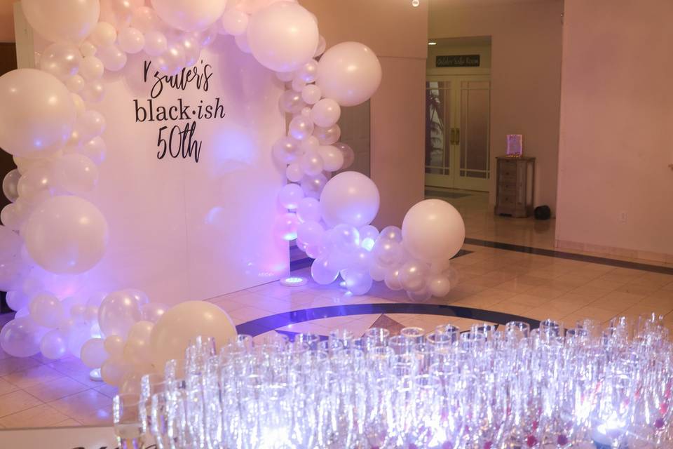 Champagne and Balloons