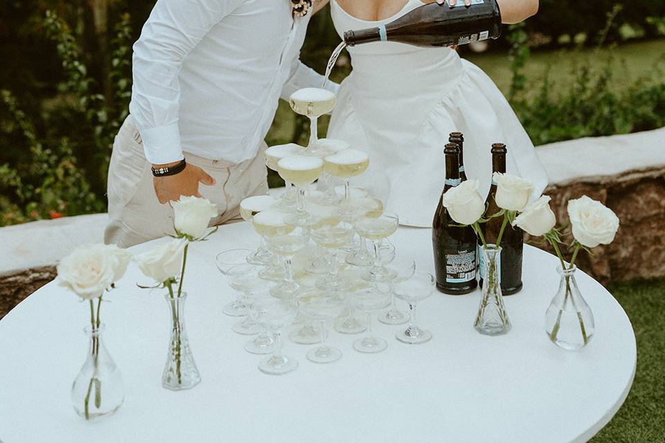 Champagne Tower