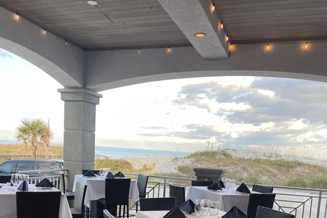 Ocean Bar covered patio