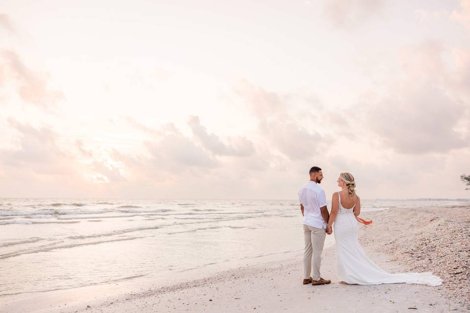 Elopement on Sunset Beach