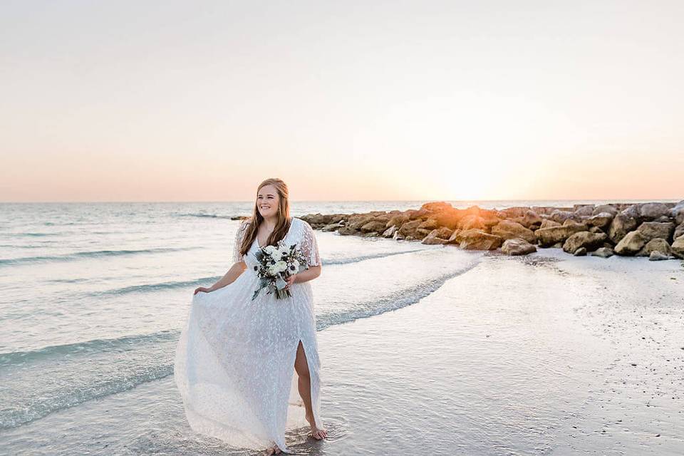 Elopement on Sunset Beach