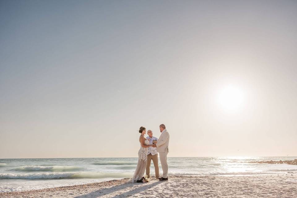 Elopement on Sunset Beach