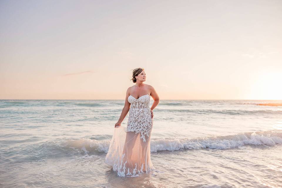 Elopement on Sunset Beach