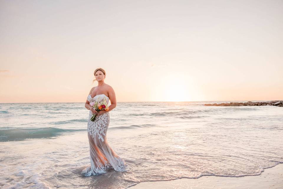 Elopement on Sunset Beach