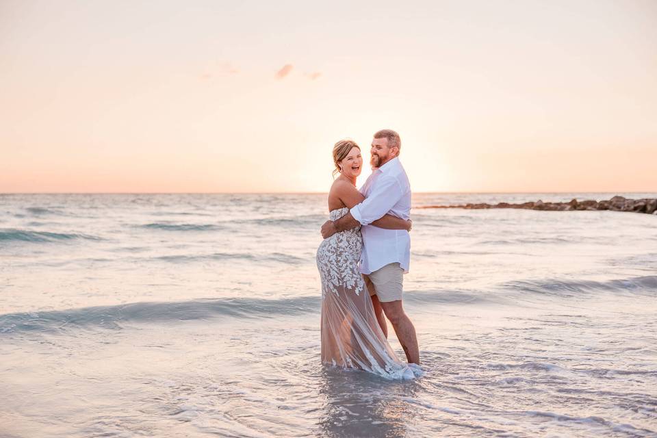 Elopement on Sunset Beach