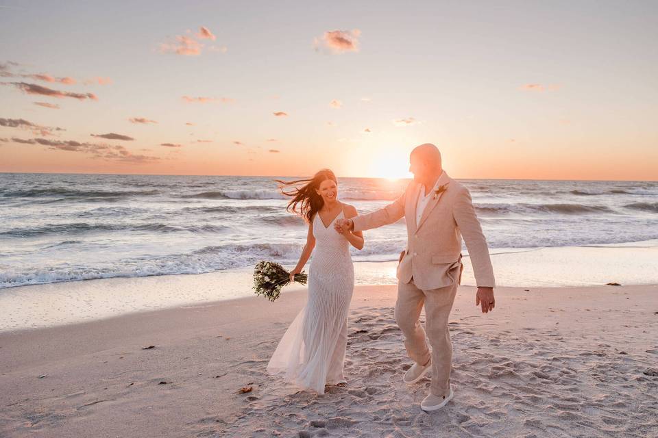 Elopement on Sunset Beach