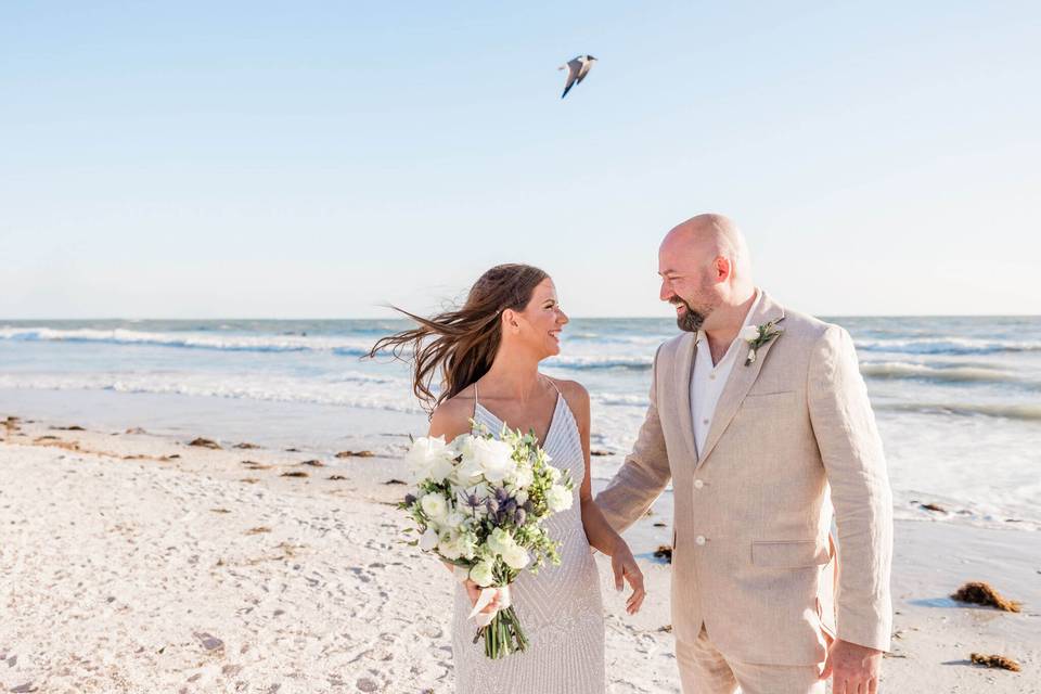 Elopement on Sunset Beach