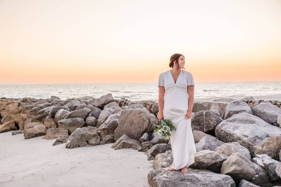 Elopement on Sunset Beach