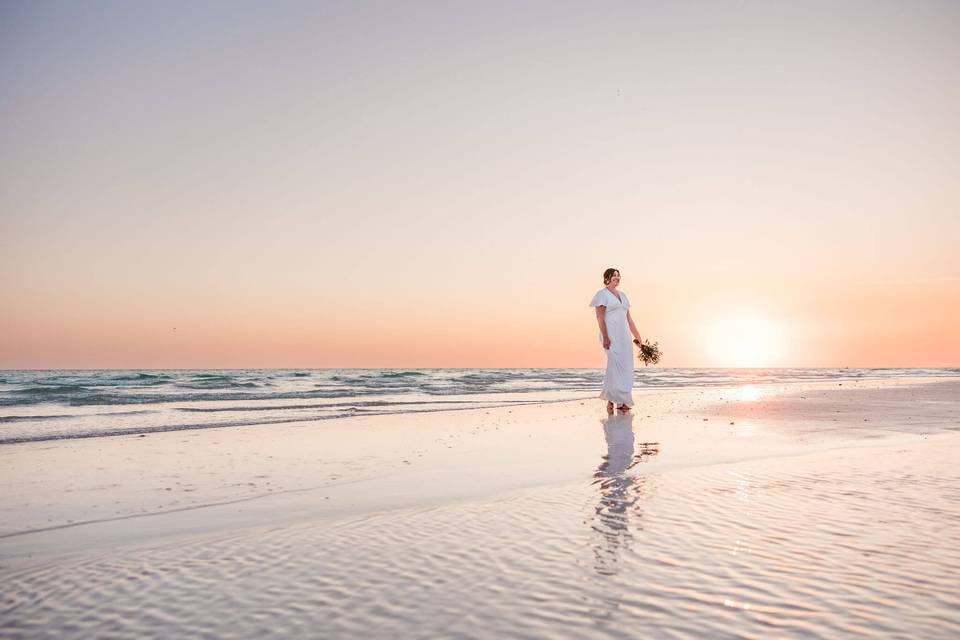 Elopement on Sunset Beach