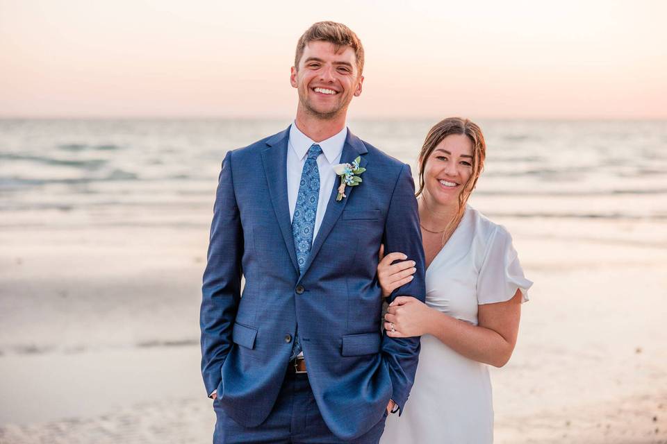 Elopement on Sunset Beach