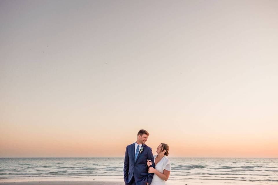 Elopement on Sunset Beach