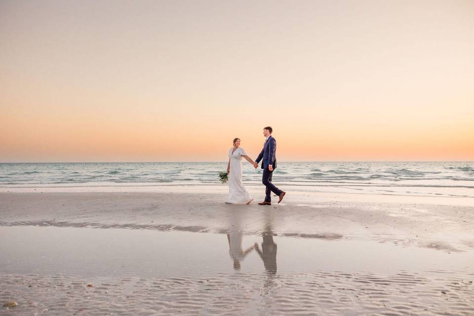 Elopement on Sunset Beach