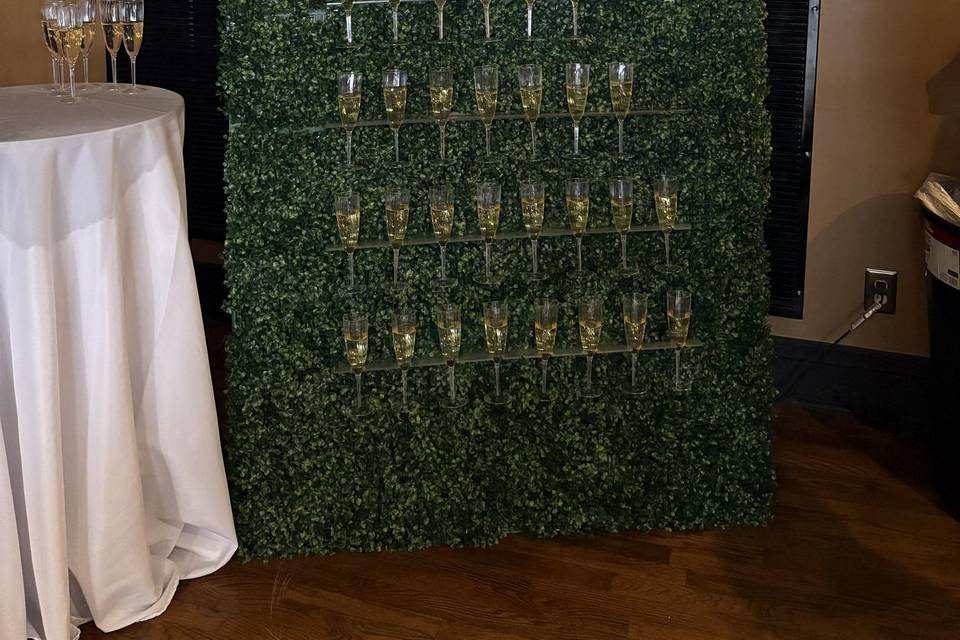 Champagne Wall