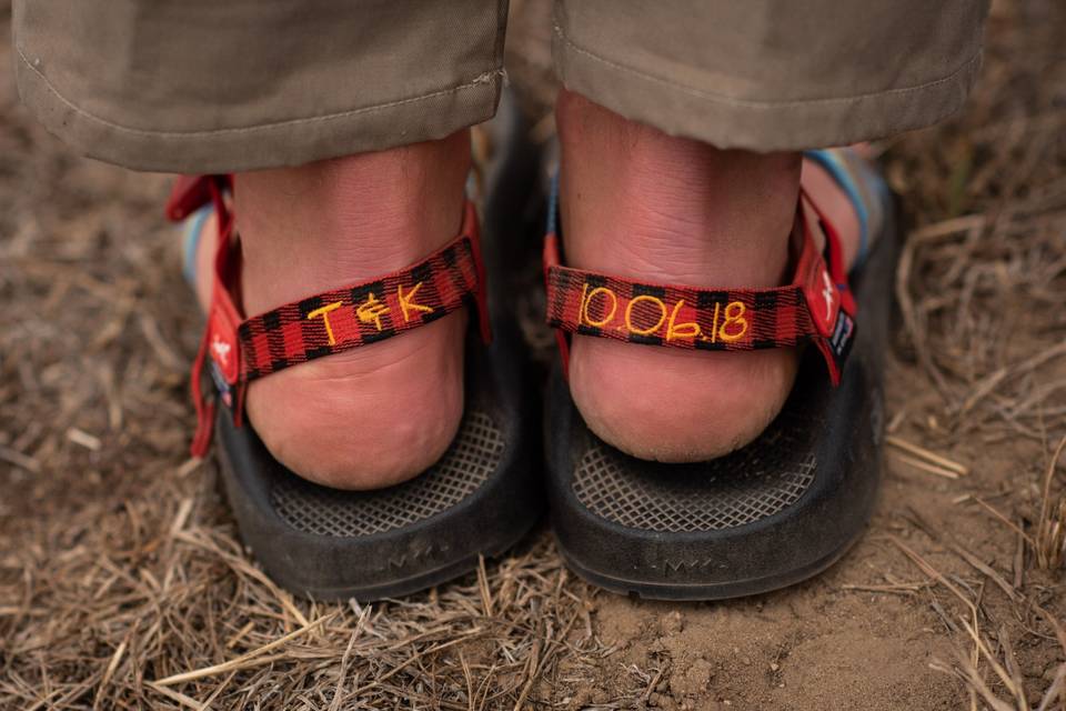 Yes for custom Wedding Chacos!