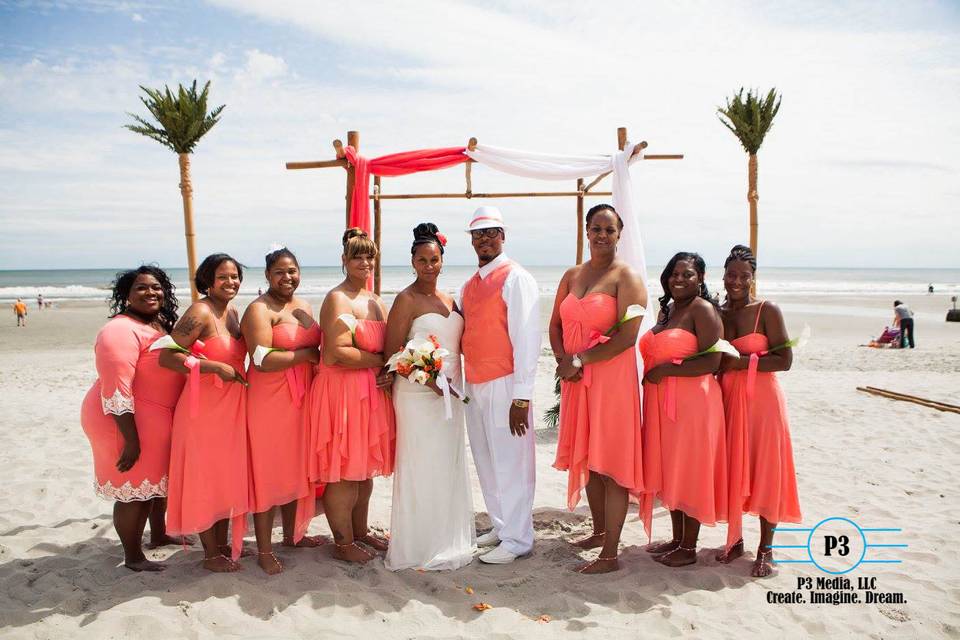Beach celebration