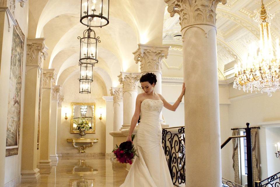 Bride photo at Sterling Club