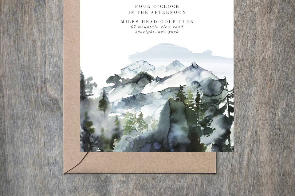 Hiking/Mountain Invitation
