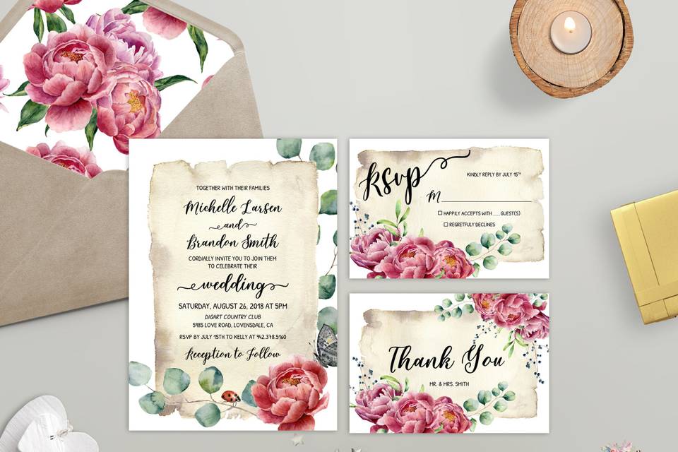 Wedding Invitation Suite