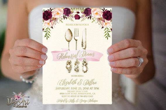 Rehearsal Dinner Invitation