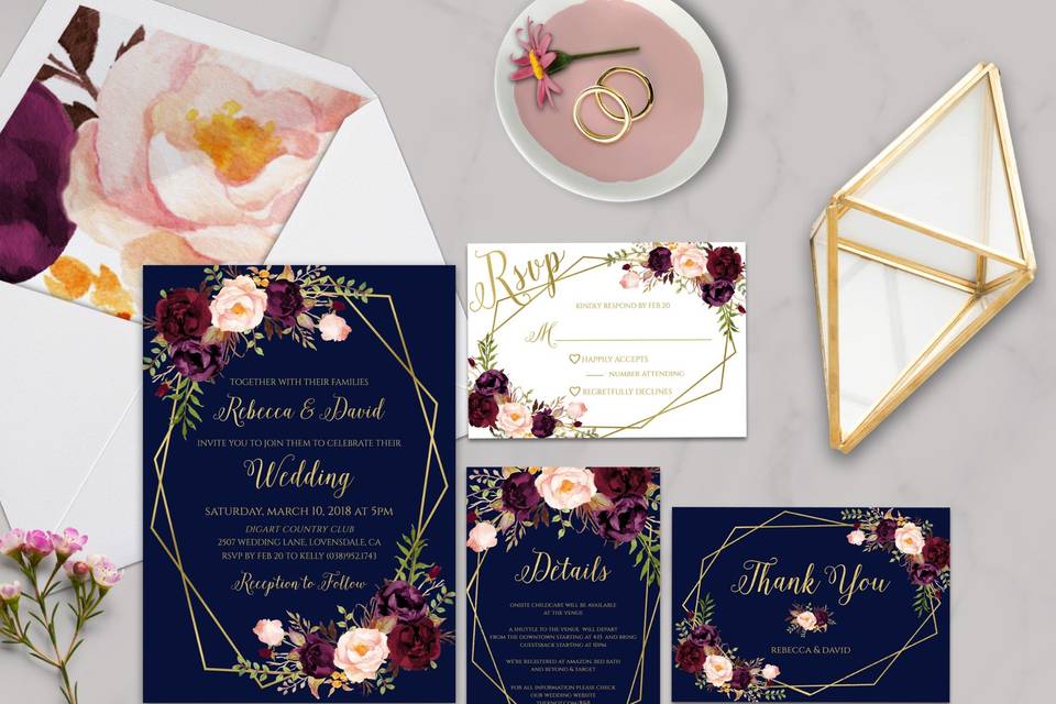 Wedding Invitation Suite