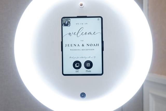 Custom wedding screen