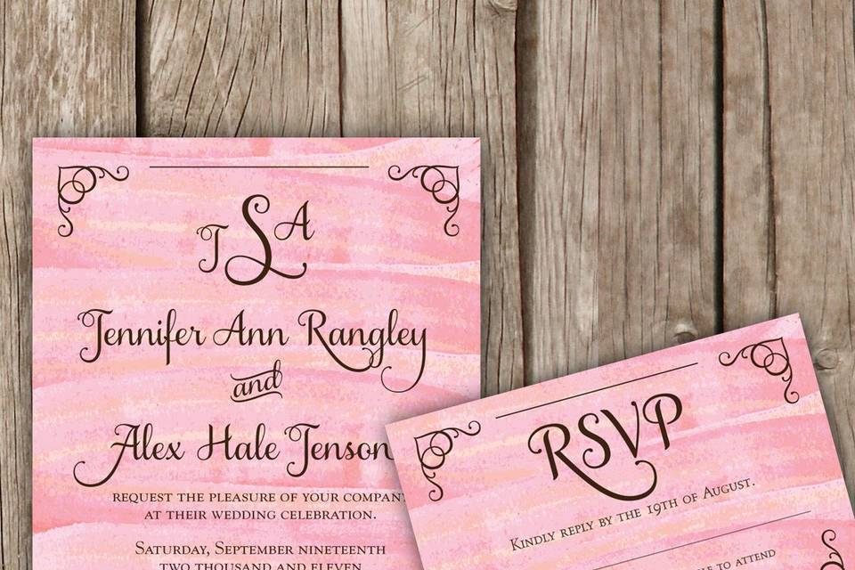 ArtsyNikki Wedding Stationery