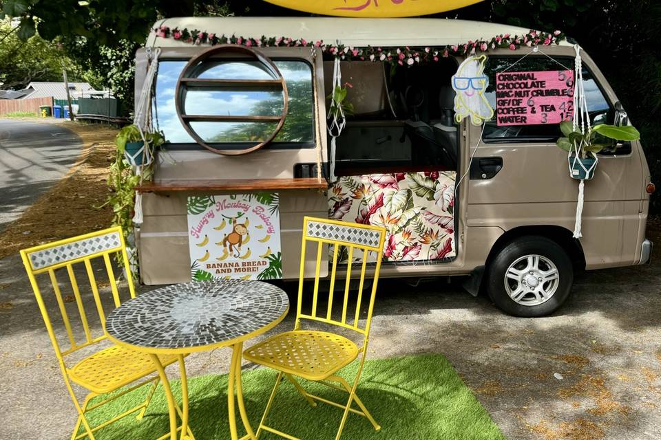 Banana Bread Van and Table