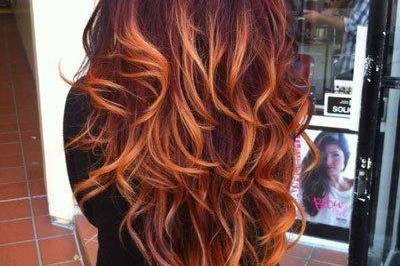 hair extensions with ombre color