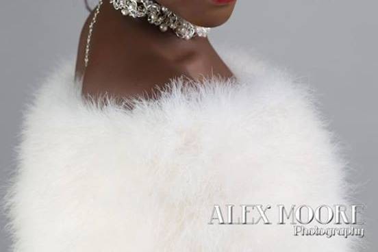 BRIDAL WRAP/ Optional chiffon scarves. Marabou feather
$193.00
http://chicauraaccessories.com/products/feather-wraps-shrugs/bridal-marabou-feather-wrap.html