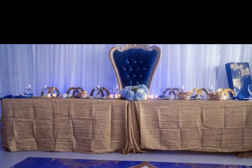 Honor Table Setup