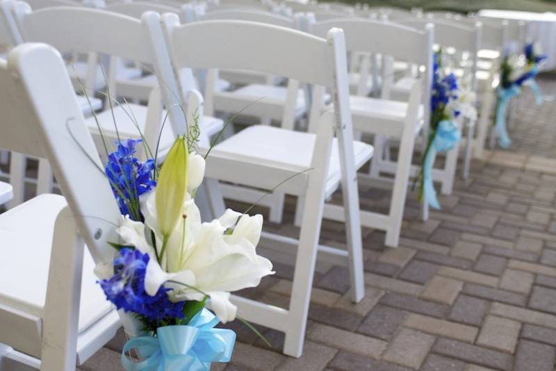 Outdoor Wedding Ceremony on La Terrazza