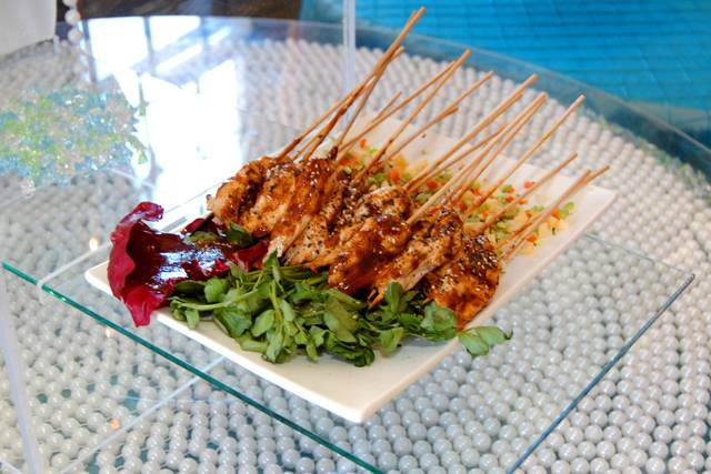Chicken skewers