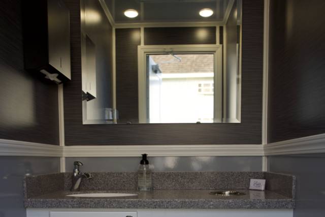 Interior of The Lux Loo