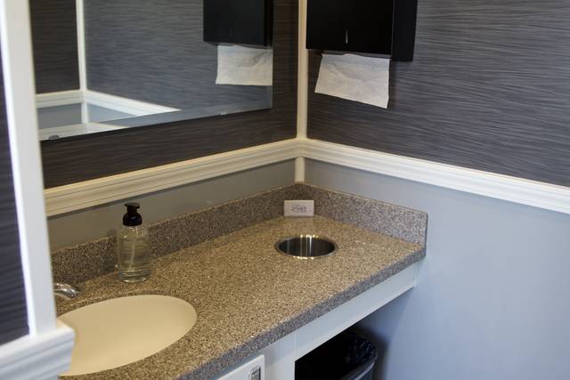 Interior of The Lux Loo