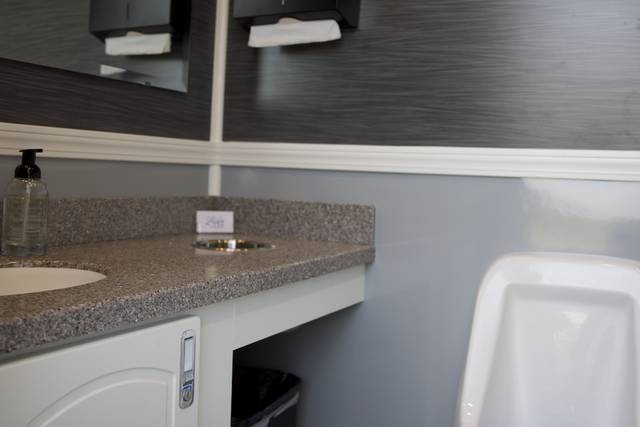 Interior of The Lux Loo
