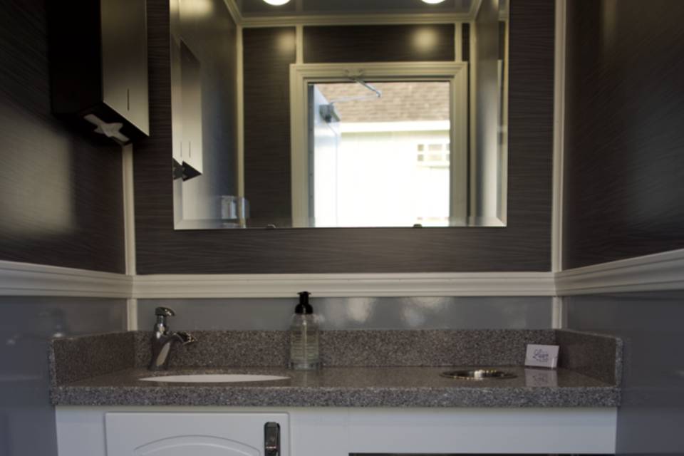 Interior of The Lux Loo