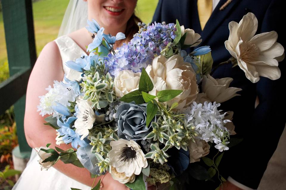 Bridal handpicked bouquet