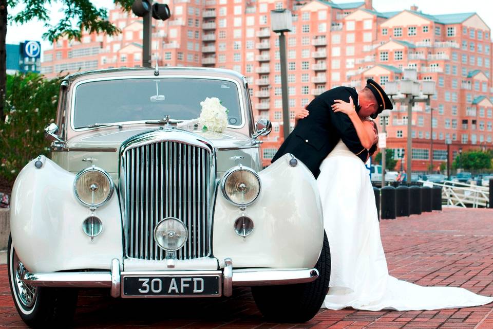 Bride &Groom - 1954 Bentley