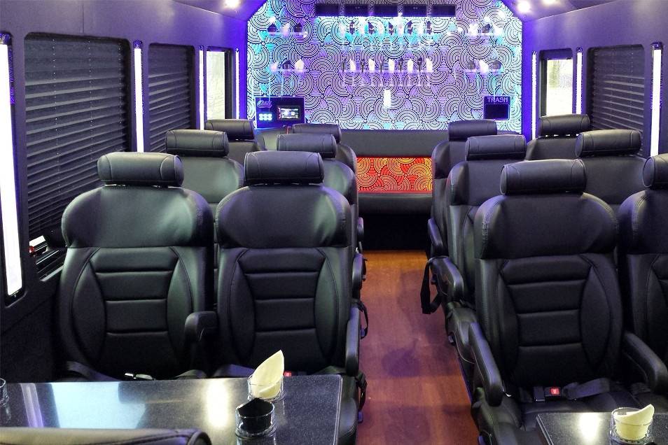 Black Limobus Interior