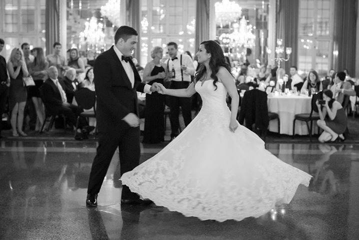 First dance with Steph and Chad.