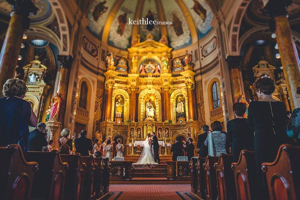 Catholic Mass at St. Joseph's in St. Louis.