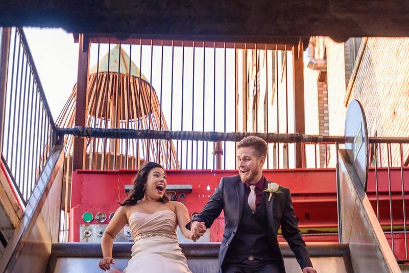 The City Museum wedding