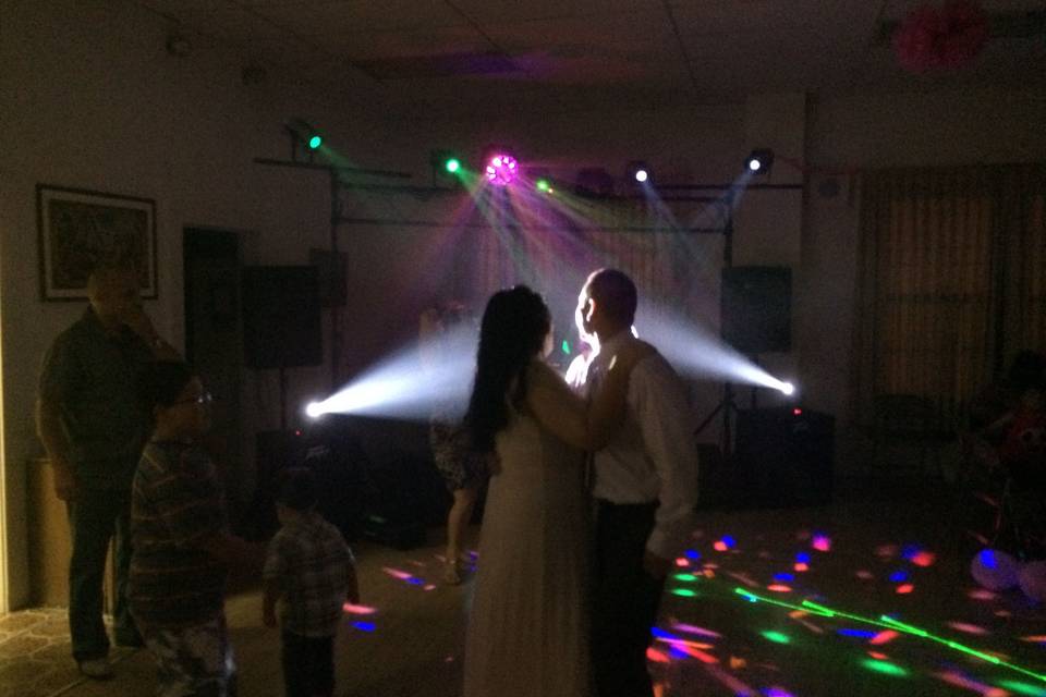 Couple dancing