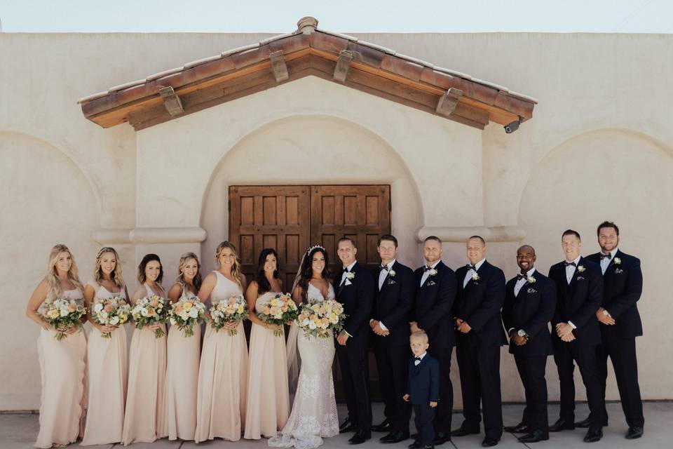 Ceremony Pergola Florals