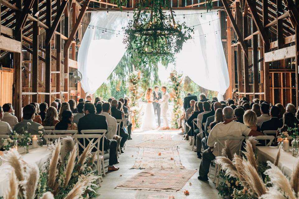 San Luis Obispo barn wedding