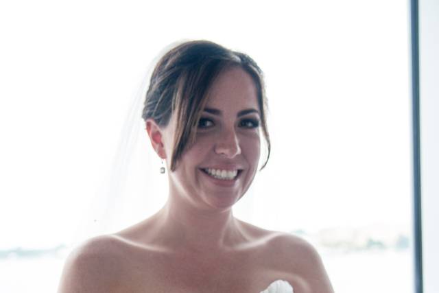 Bride jessica, Makeup by Pamela