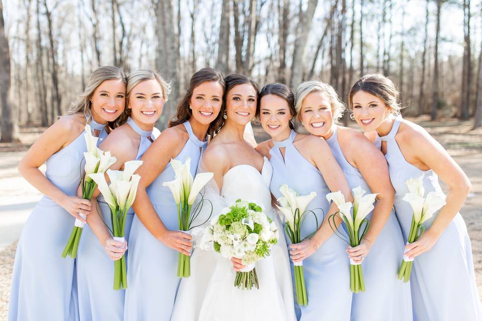 Madeline and her bridesmaids