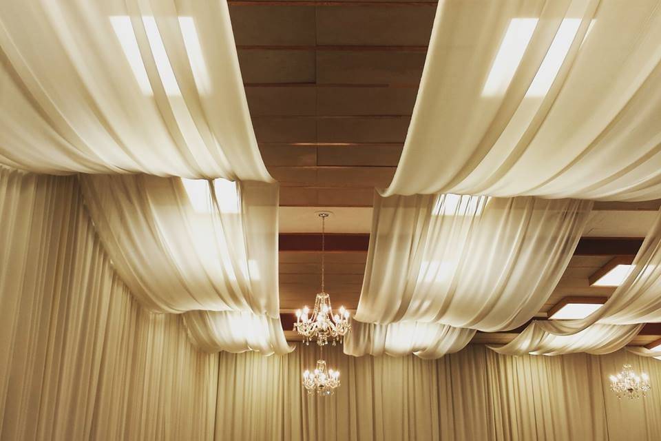 Lighting and drapes