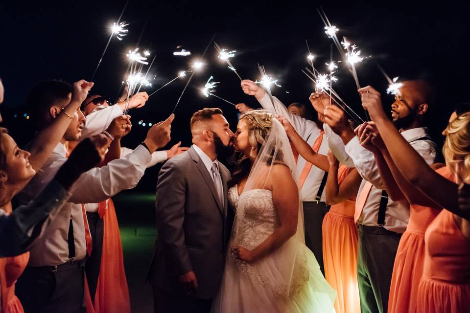 Sparklers and grand exits